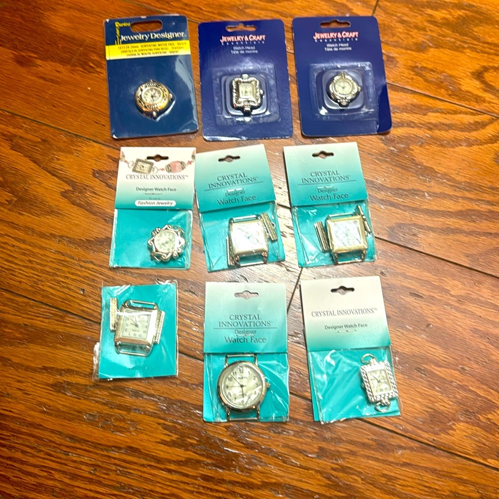 Designer watch face pieces